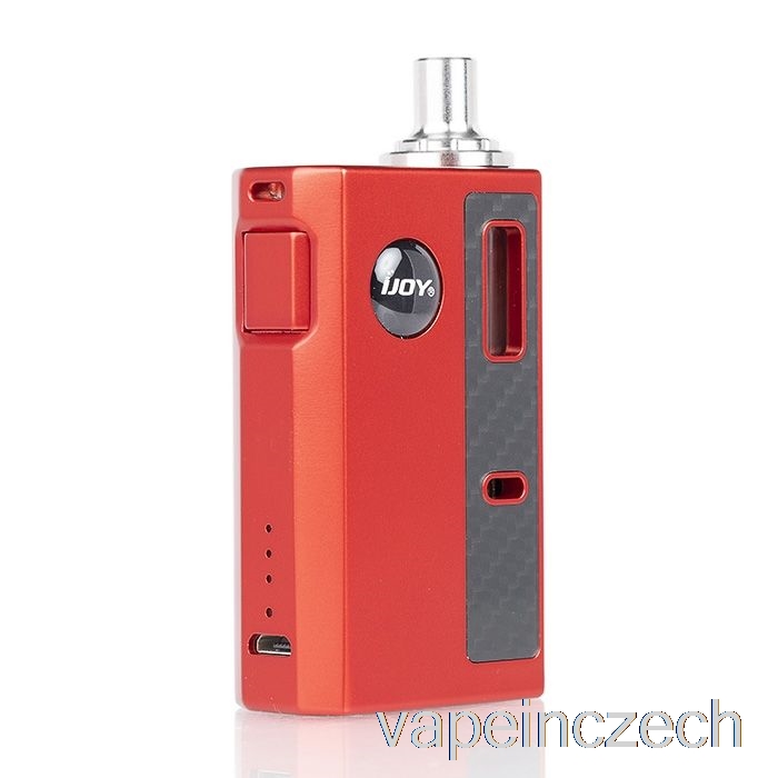 Ijoy Mercury 12w Aio Pod Systém červené Uhlíkové Vape Pero